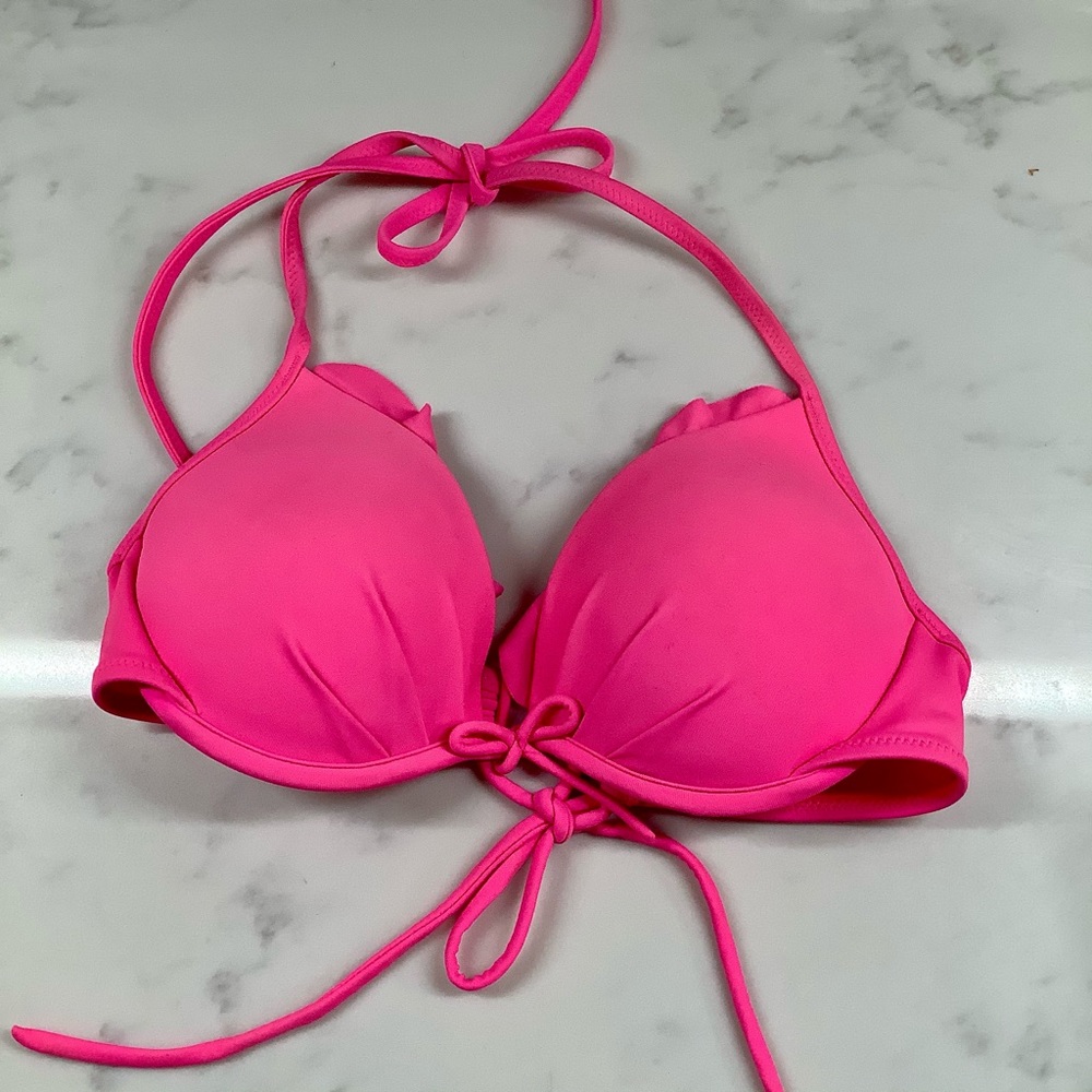 Pink Victoria secrets bikini swim top